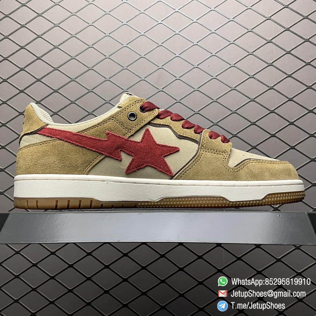 RepSneakers 2021 BAPE Sneakers Sk8 Sta Low Wheat Red SKU 1G70191030 Top Quality Rep Bape Sk8 Sta To Nigo 02 RepSneakers 2021 BAPE Sneakers Sk8 Sta Low Wheat Red SKU 1G70191030 Top Quality Rep Bape Sk8 Sta To Nigo 02