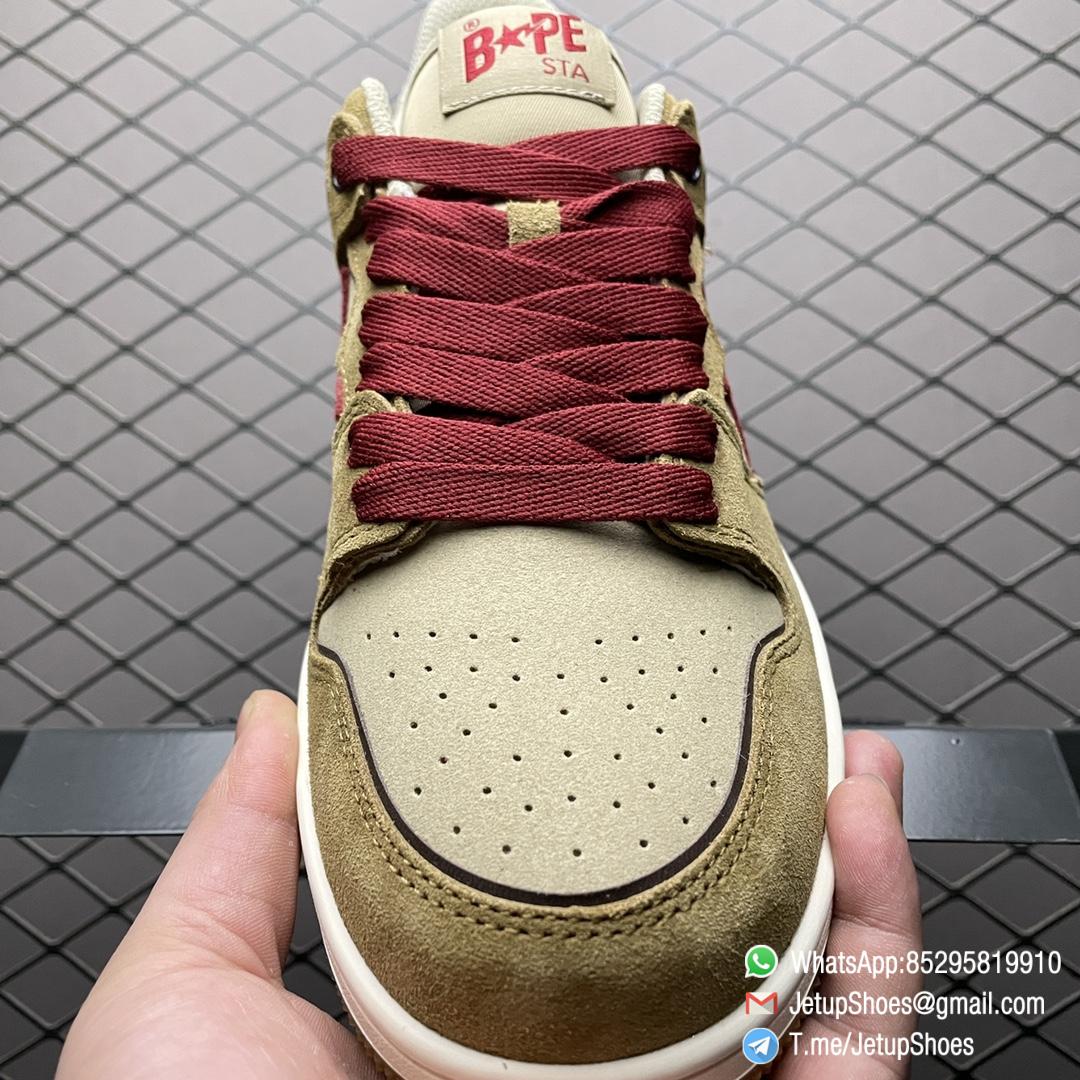 RepSneakers 2021 BAPE Sneakers Sk8 Sta Low Wheat Red SKU 1G70191030 Top Quality Rep Bape Sk8 Sta To Nigo 03 RepSneakers 2021 BAPE Sneakers Sk8 Sta Low Wheat Red SKU 1G70191030 Top Quality Rep Bape Sk8 Sta To Nigo 03