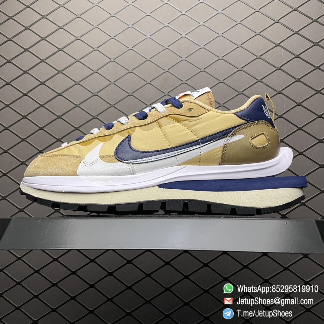 RepSneakers 2021 Sacai x Nike VaporWaffle 'Sesame Blue Void' SKU DD1875 200  High Quality Snkrs