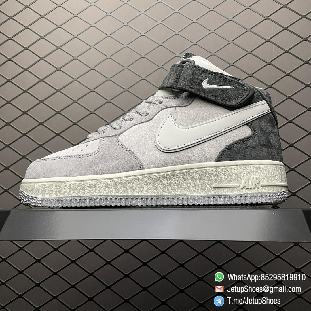 RepSneakers Air Force 1 07 Mid Sneakers Suede Overlay SKU DG9158 616 3M Effect NFC Function Top Quality Snkrs 01