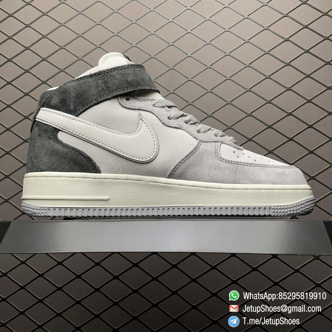 RepSneakers Air Force 1 07 Mid Sneakers Suede Overlay SKU DG9158 616 3M Effect NFC Function Top Quality Snkrs 02