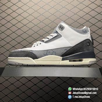 RepSneakers New Release KAWS x Air Jordan 3 Grey White Sneakers Best Quality RepSNKRS 01