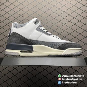 RepSneakers New Release KAWS x Air Jordan 3 Grey White Sneakers Best Quality RepSNKRS 02
