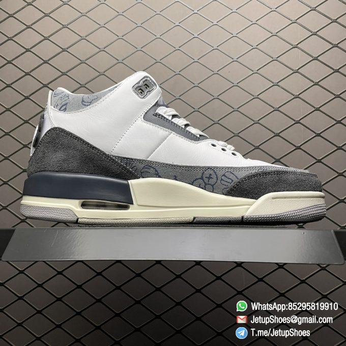 RepSneakers New Release KAWS x Air Jordan 3 Grey White Sneakers Best Quality RepSNKRS 02