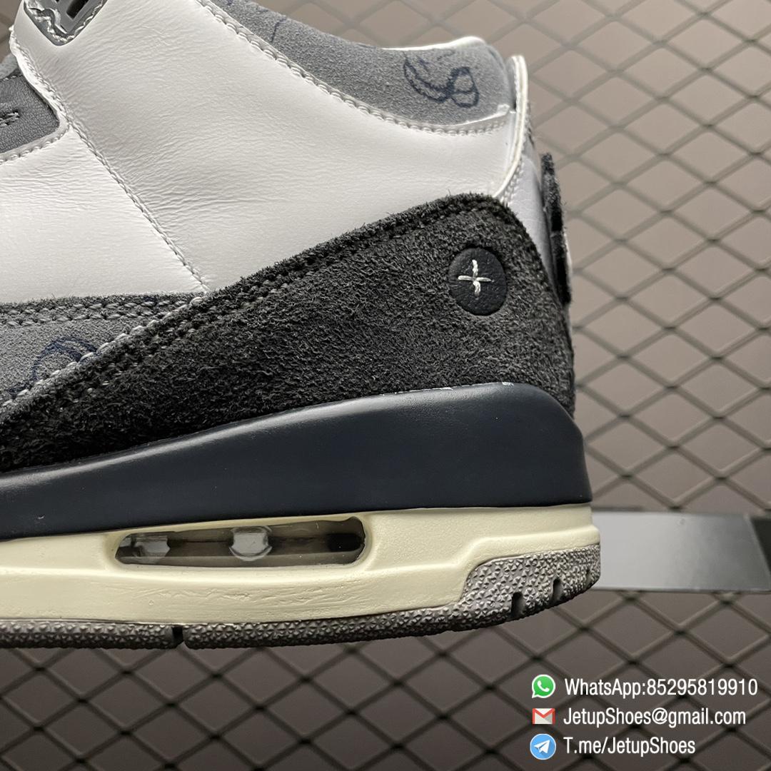 RepSneakers New Release KAWS x Air Jordan 3 Grey White Sneakers Best Quality RepSNKRS 07