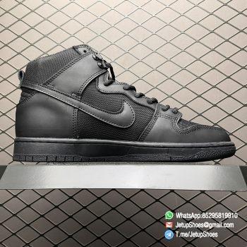 RepSneakers Nike Dunk SB Zoom Dunk High Pro BOTA Black Skateboarding Shoes SKU 923110 001 Best Fake Sneakers 02