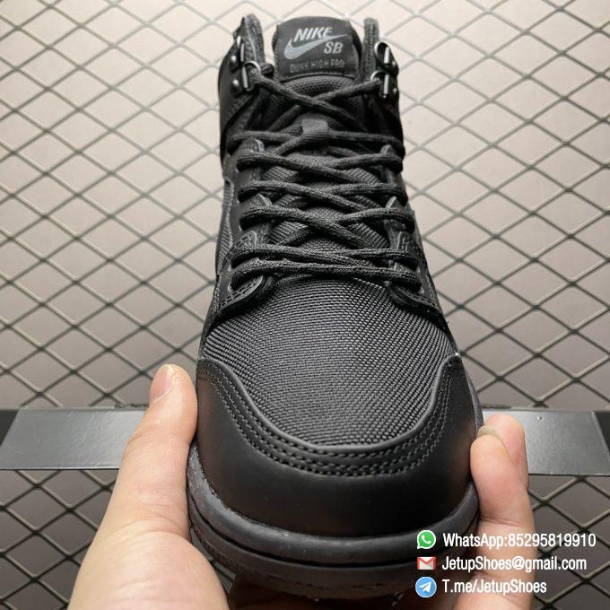 RepSneakers Nike Dunk SB Zoom Dunk High Pro BOTA Black Skateboarding Shoes SKU 923110 001 Best Fake Sneakers 03