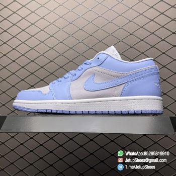 Replica AJ1 2021 Womens Air Jordan 1 Low University Blue SKU DC0774 050 Best RepSneakers 01