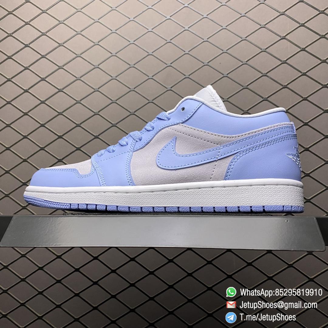 Replica AJ1 2021 Womens Air Jordan 1 Low University Blue SKU DC0774 050 Best RepSneakers 01