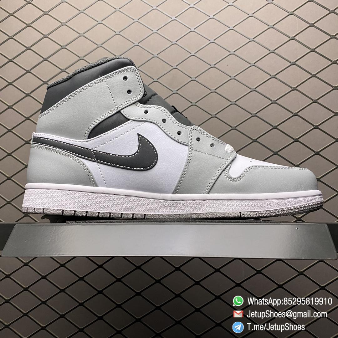 Replica Air Jordan 1 Mid ‘Light Smoke Grey’ Basketball Shoes SKU 54724 ...