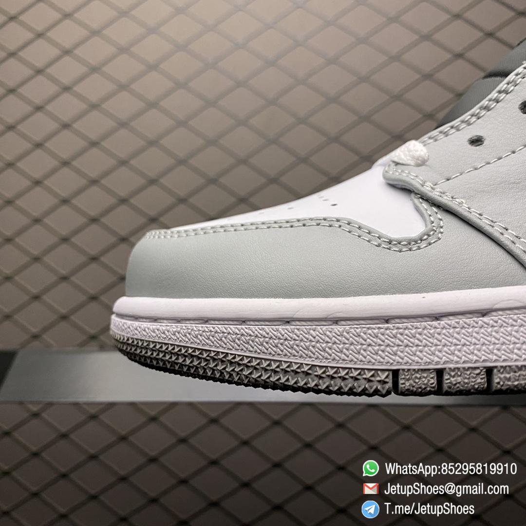 Replica Air Jordan 1 Mid Light Smoke Grey Basketball Shoes SKU 54724 078 Top Quality RepSneakers 05