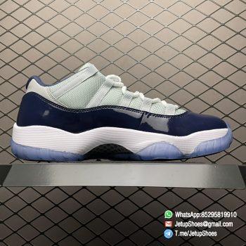 RepSneakers Air Jordan 11 Retro Low Georgetown Sneakers SKU 528895 007 Best Replica AJ11 SNKRS 02