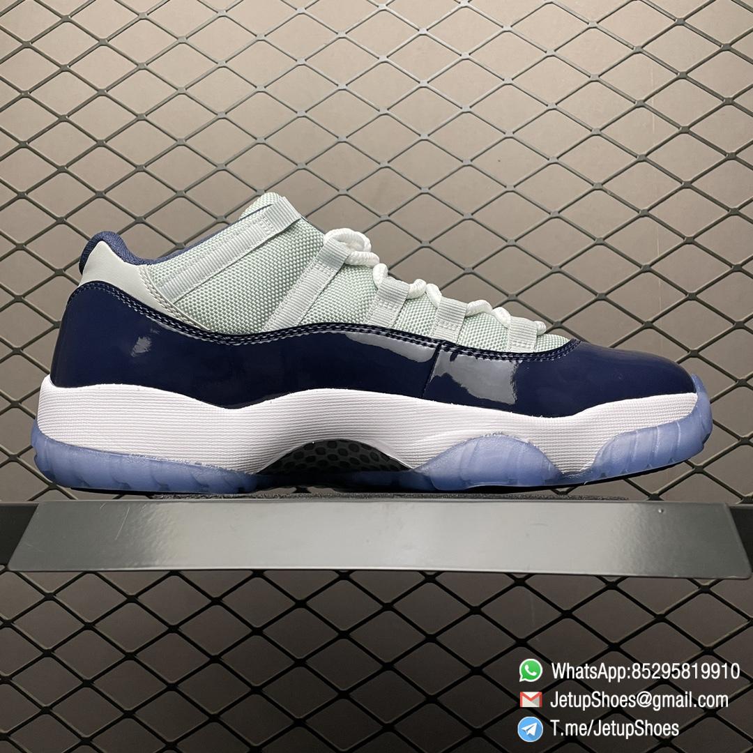 RepSneakers Air Jordan 11 Retro Low Georgetown Sneakers SKU 528895 007 Best Replica AJ11 SNKRS 02