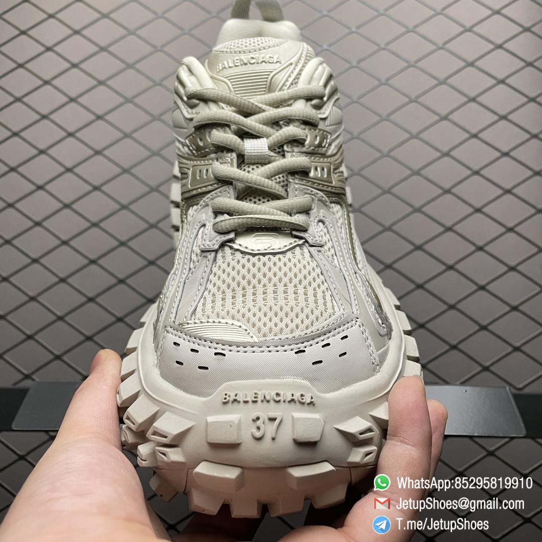 Best Clone Balenciaga Defender Seaker In Beige Mesh and Nylon SKU 685613W2RA69700 3 Best Clone Balenciaga Defender Seaker In Beige Mesh and Nylon SKU 685613W2RA69700 3