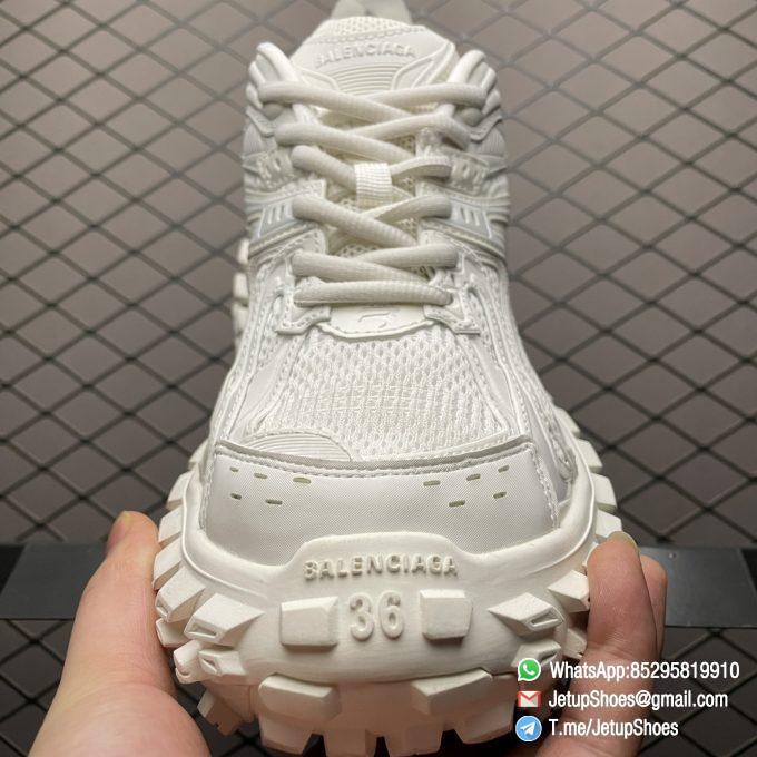 Best Clone Balenciaga Defender Seaker In White Mesh and Nylon SKU 685610W2RA61000 3
