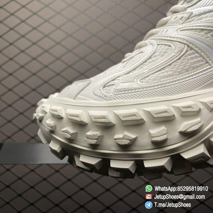 Best Clone Balenciaga Defender Seaker In White Mesh and Nylon SKU 685610W2RA61000 5