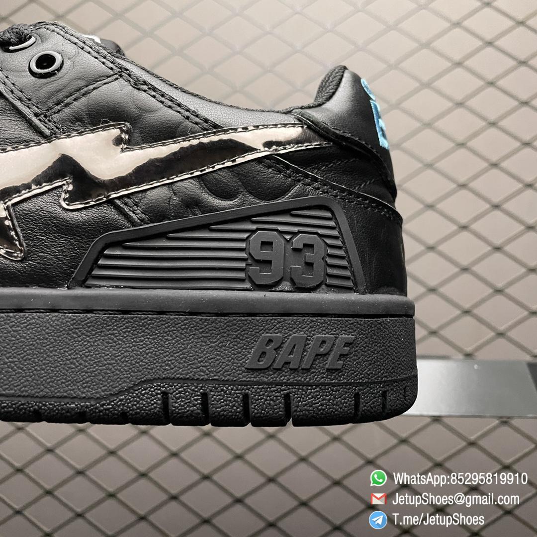 Best Quality Replica Bape Sk8 Sta Low Black Skateboarding Sneakers SKU 1H80191012 BLK 6 Best Quality Replica Bape Sk8 Sta Low Black Skateboarding Sneakers SKU 1H80191012 BLK 6