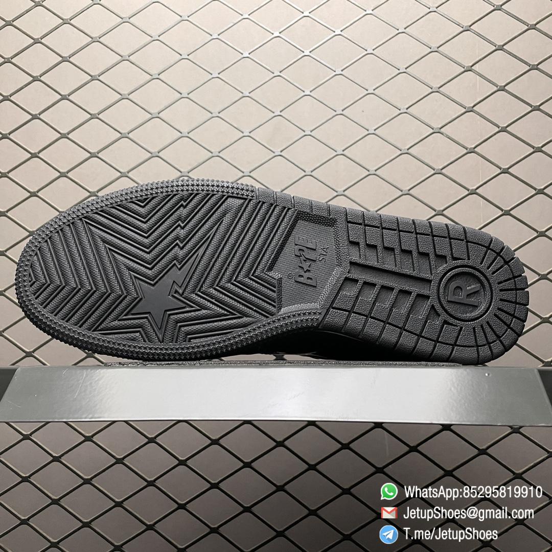 Best Quality Replica Bape Sk8 Sta Low Black Skateboarding Sneakers SKU 1H80191012 BLK 8 Best Quality Replica Bape Sk8 Sta Low Black Skateboarding Sneakers SKU 1H80191012 BLK 8