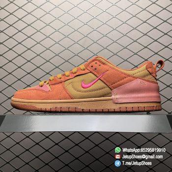 Best RepSnekaer Dunk Low Disrupt 2 Desert Bronze SKU DH4402 200 Top Quality Snkrs 01