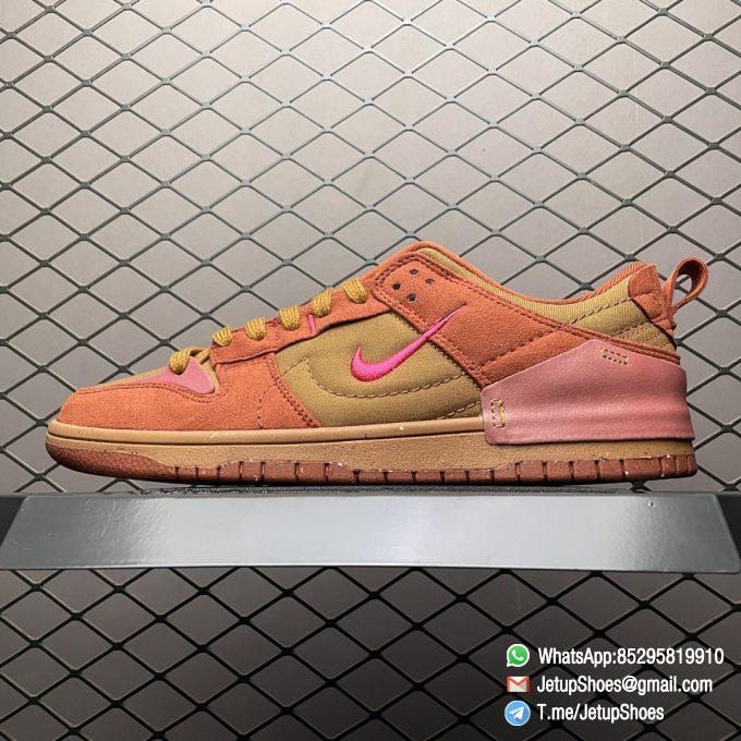 Best RepSnekaer Dunk Low Disrupt 2 Desert Bronze SKU DH4402 200 Top Quality Snkrs 01