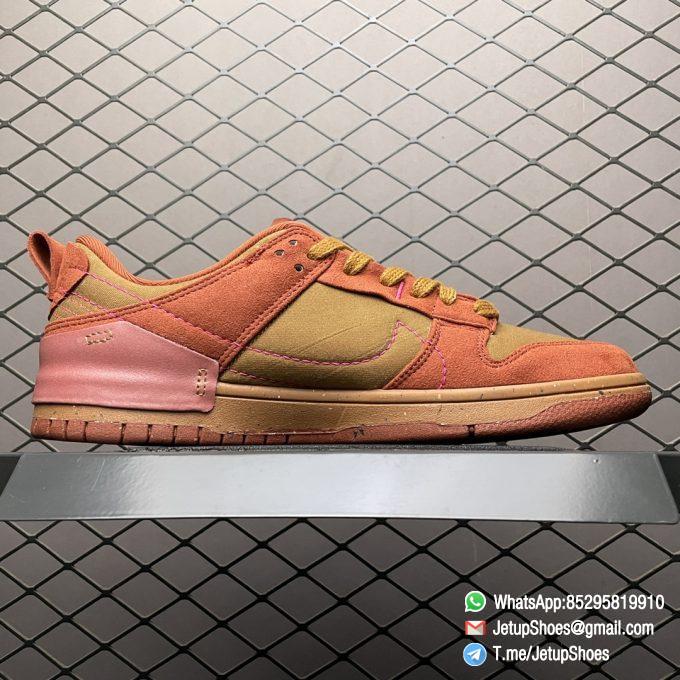 Best RepSnekaer Dunk Low Disrupt 2 Desert Bronze SKU DH4402 200 Top Quality Snkrs 02