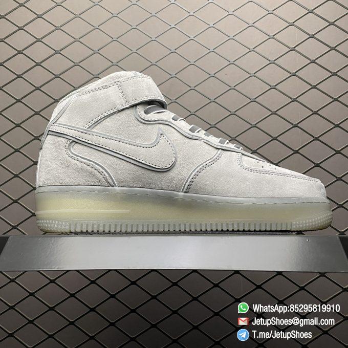 Best Replica AF1 Sneakers Reigning Champ X Nike Air Force 1 07 MID 3M Referect SKU GB1228185 03