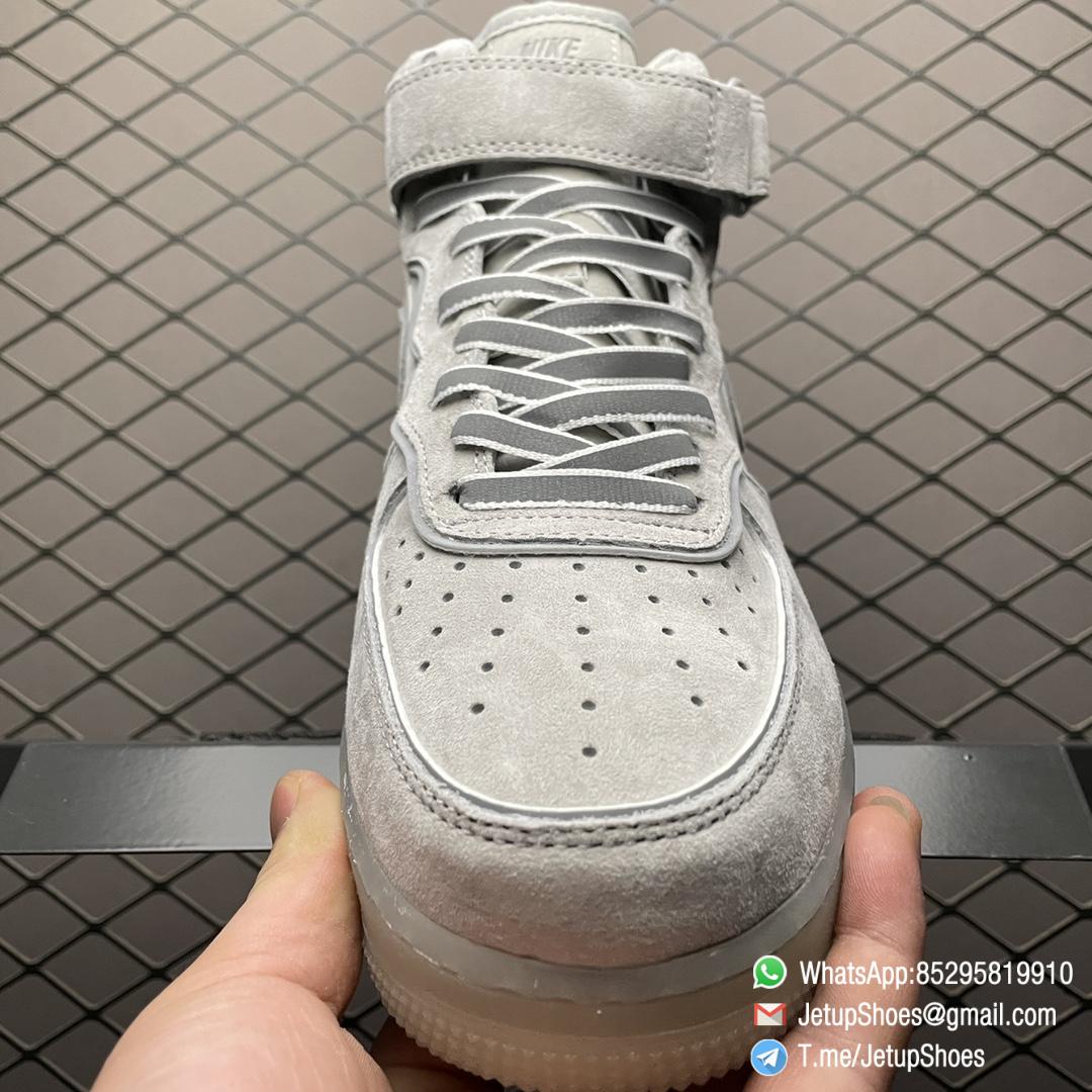 Best Replica AF1 Sneakers Reigning Champ X Nike Air Force 1 07 MID 3M Referect SKU GB1228185 04