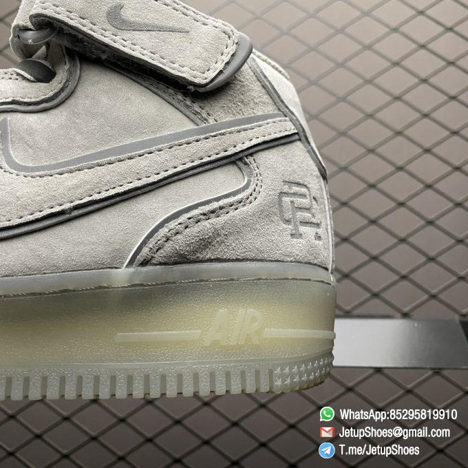 Best Replica AF1 Sneakers Reigning Champ X Nike Air Force 1 07 MID 3M Referect SKU GB1228185 09
