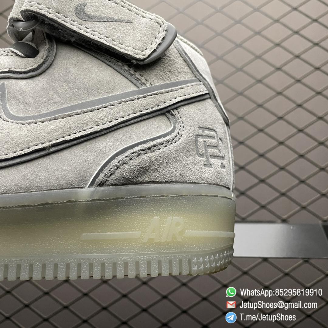 Best Replica AF1 Sneakers Reigning Champ X Nike Air Force 1 07 MID 3M Referect SKU GB1228185 09