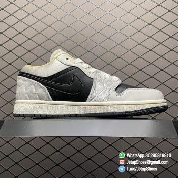 Best Replica Air Jordan 1 Low SE Beaded Swoosh SKU DV1762 001 2