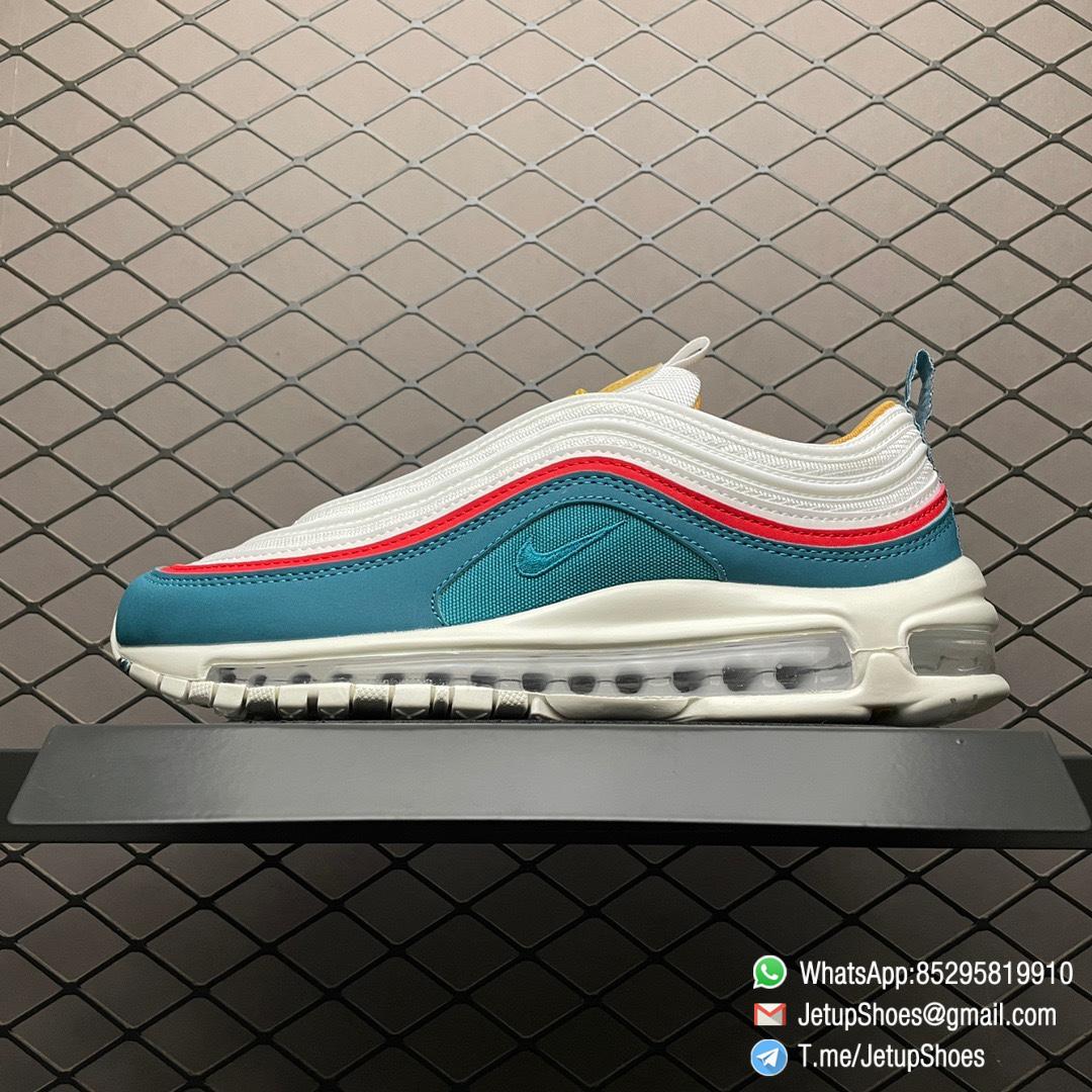 Best Replica Air Max 97 Cream White Green Red Running Shoes SKU DC3494 995 1