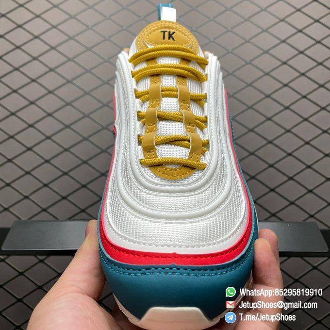 Best Replica Air Max 97 Cream White Green Red Running Shoes SKU DC3494 995 3