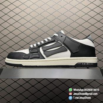 Best Replica Amiri Skel Top Low Sneakers Black White Top Quality Fashion Shoes 1