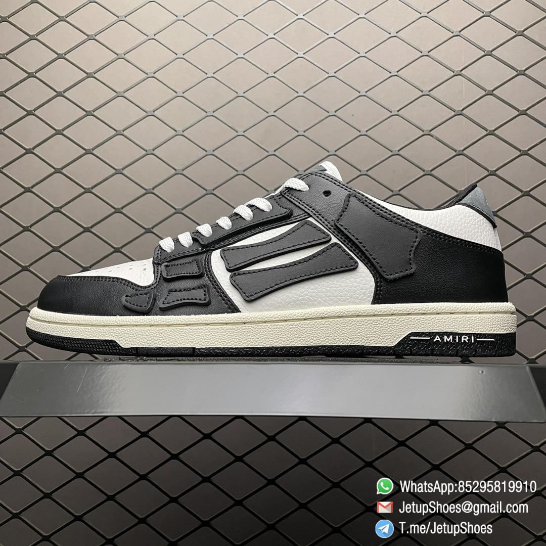 Best Replica Amiri Skel Top Low Sneakers Black White Top Quality Fashion Shoes 1 Best Replica Amiri Skel Top Low Sneakers Black White Top Quality Fashion Shoes 1