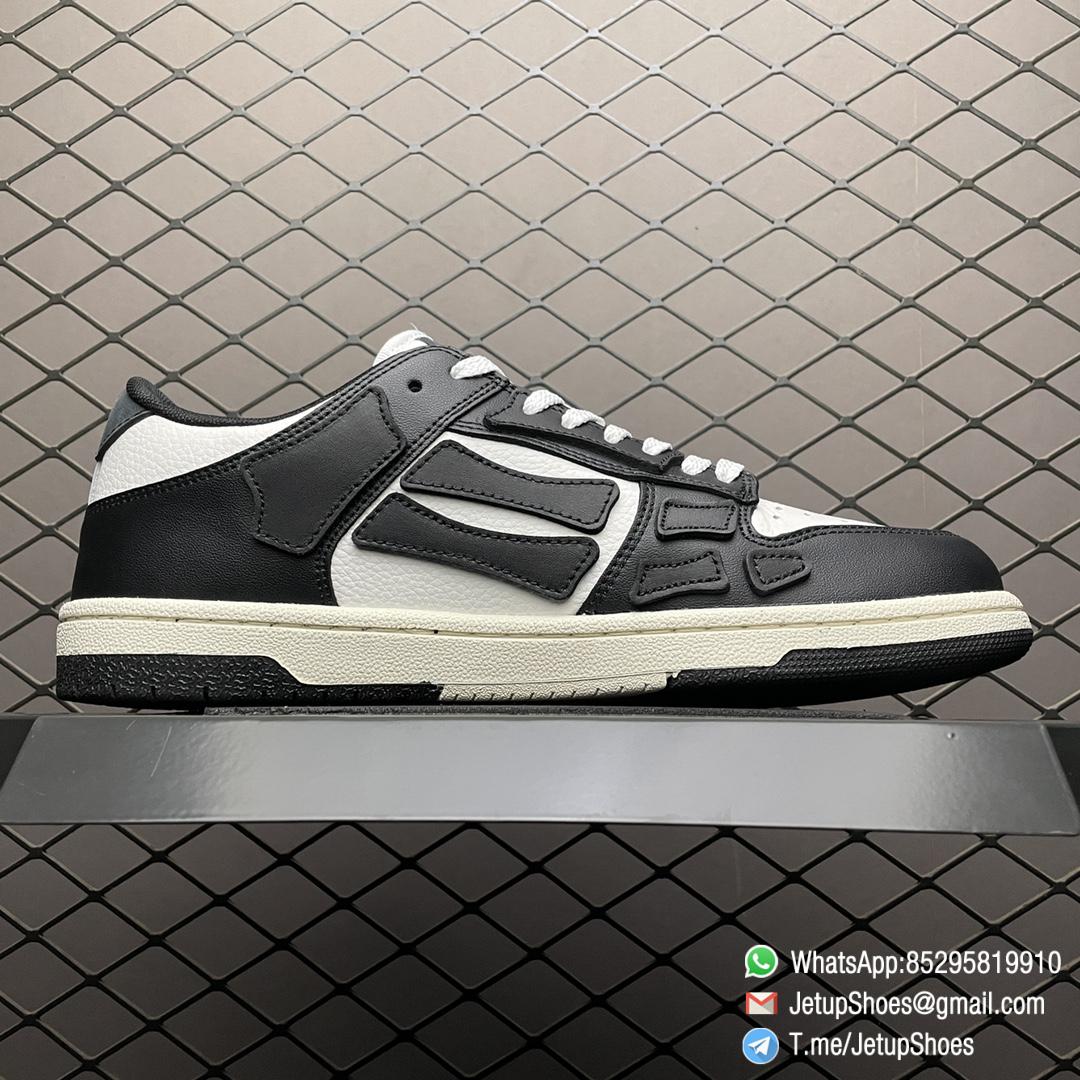 Best Replica Amiri Skel Top Low Sneakers Black White Top Quality Fashion Shoes 2 Best Replica Amiri Skel Top Low Sneakers Black White Top Quality Fashion Shoes 2