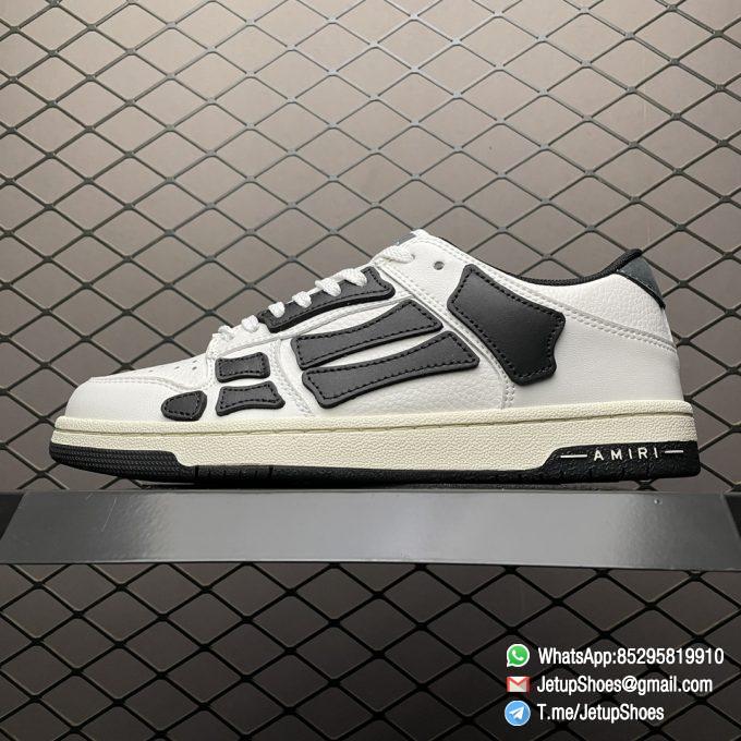 Best Replica Amiri Skel Top Low White Black Sneakers SKU MFS003 111 1