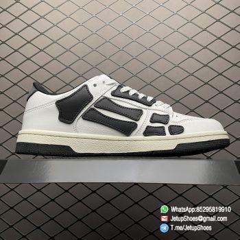 Best Replica Amiri Skel Top Low White Black Sneakers SKU MFS003 111 2