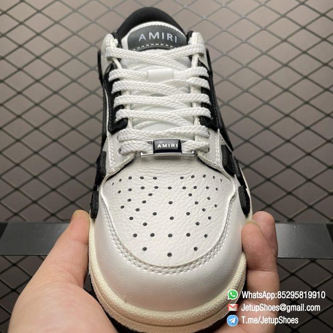 Best Replica Amiri Skel Top Low White Black Sneakers SKU MFS003 111 3