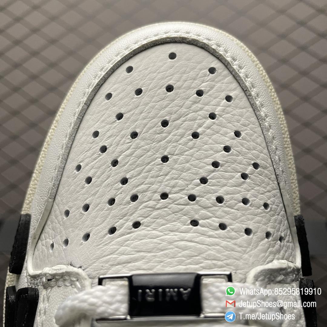 Best Replica Amiri Skel Top Low White Black Sneakers SKU MFS003 111 7
