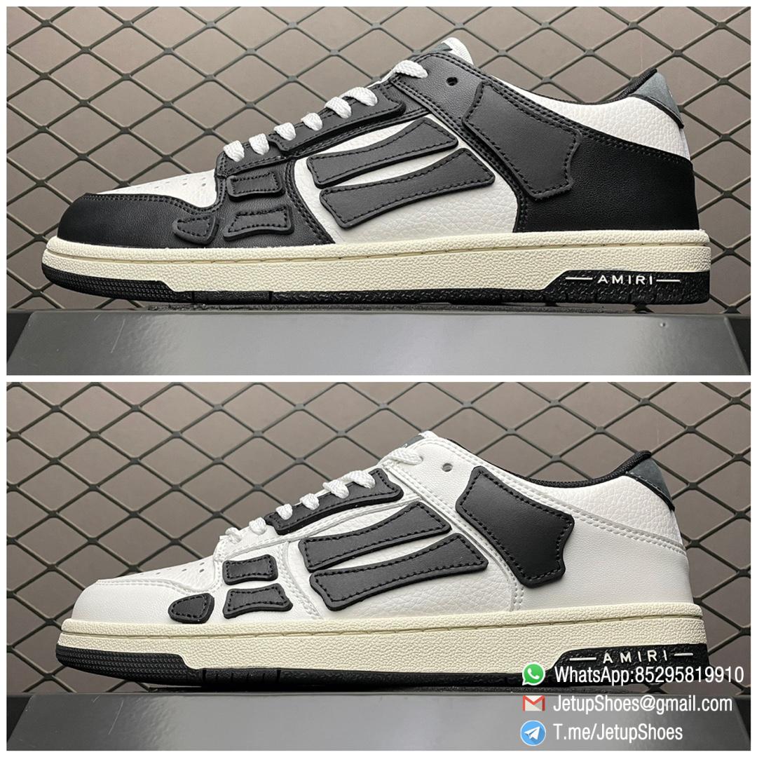 Best Replica Amiri Skel Top Low White Black Sneakers SKU MFS003 111 9