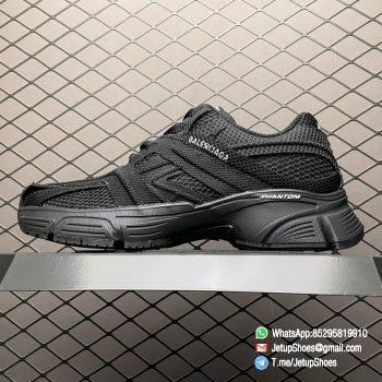 Best Replica Balenciaga Phantom Sneaker Black Mesh Fabric SKU 679339 W2E92 9000 1