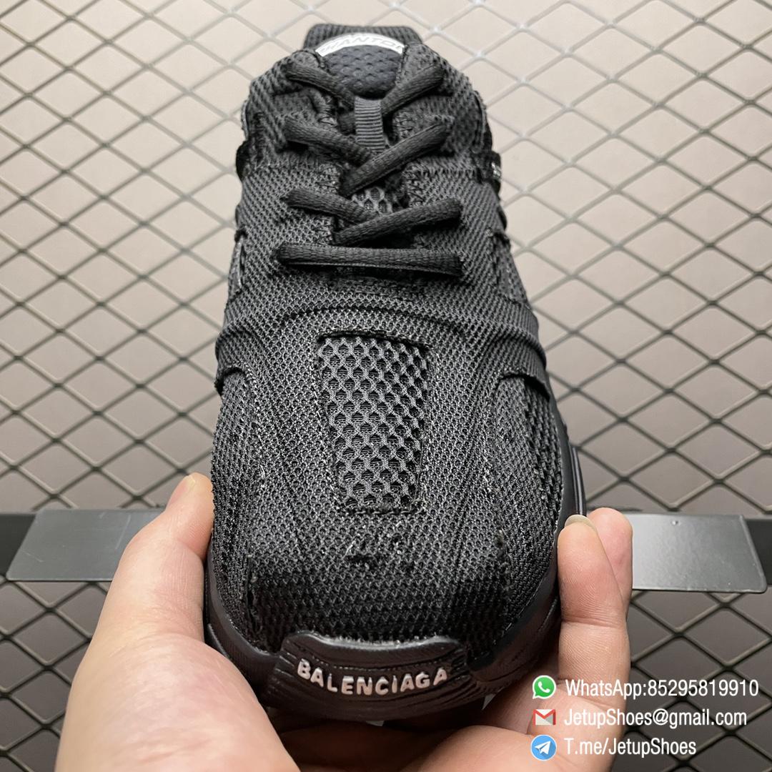 Best Replica Balenciaga Phantom Sneaker Black Mesh Fabric SKU 679339 W2E92 9000 3