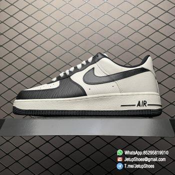 Best Replica Nike Air Force 1 07 LE Black White SKU CJ1391 121 Super Fake AF1 Sneakers 01