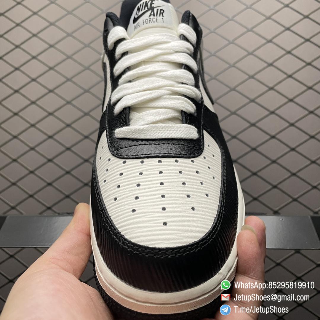 Best Replica Nike Air Force 1 07 LE Black White SKU CJ1391 121 Super Fake AF1 Sneakers 03