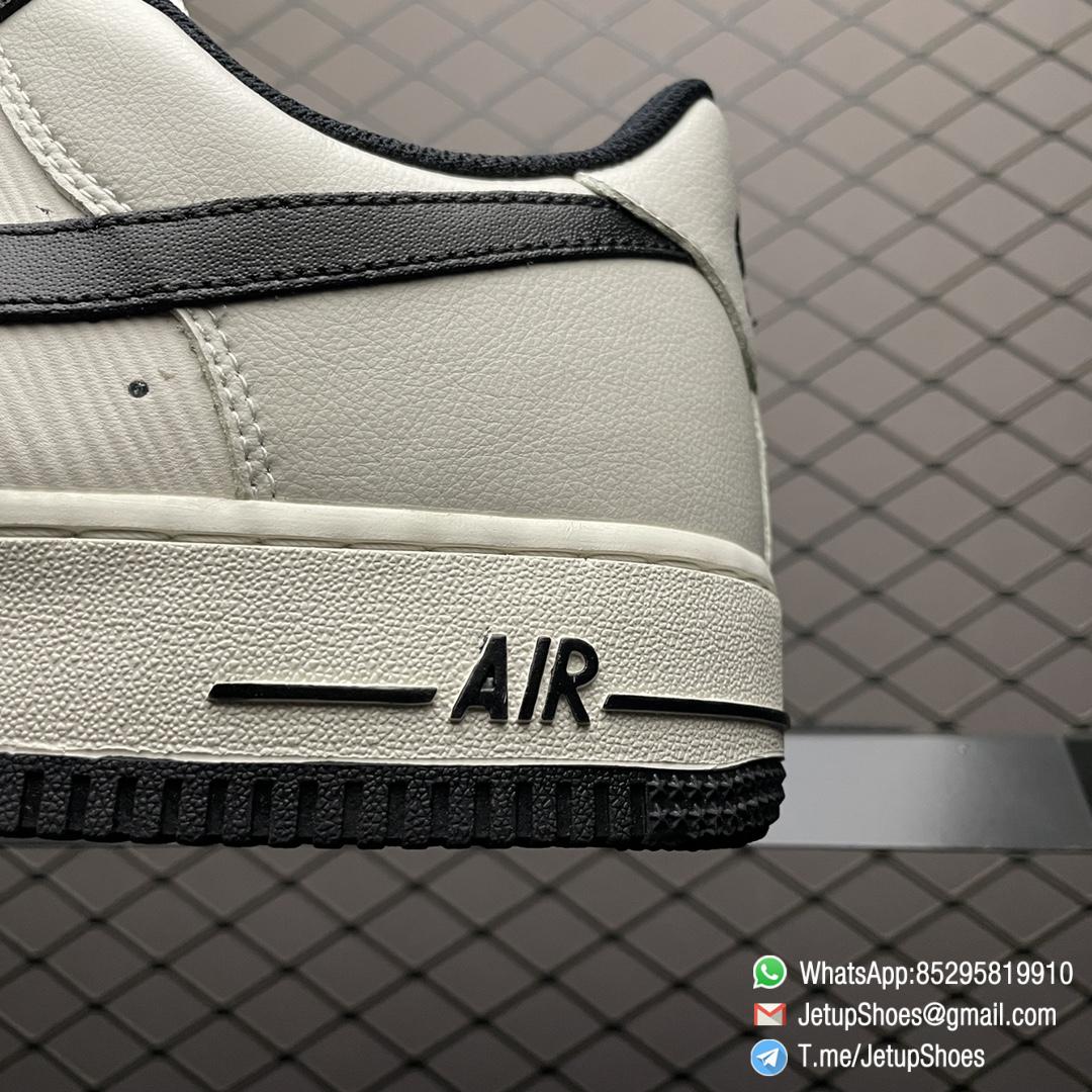 Best Replica Nike Air Force 1 07 LE Black White SKU CJ1391 121 Super Fake AF1 Sneakers 07
