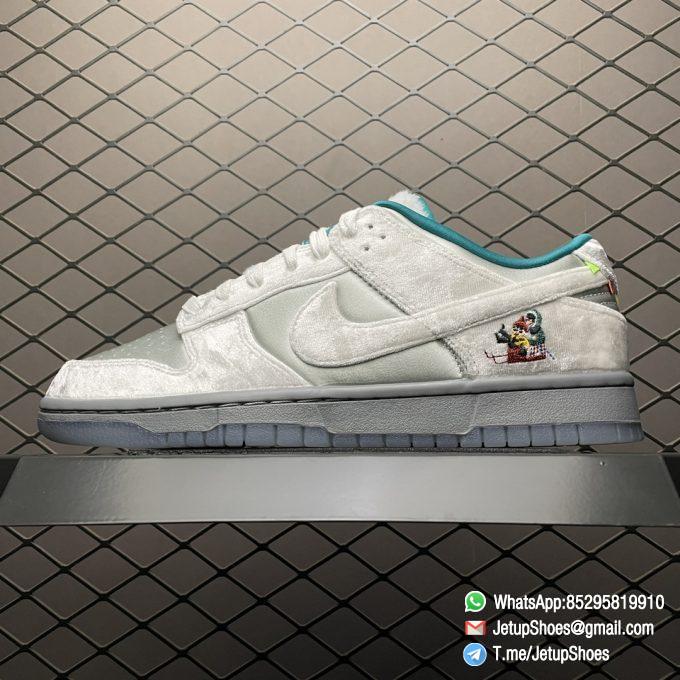 Best Replica Nike Dunk Low Ice Sneakers Suede Upper SKU DO2326 001 Top Clone SNKRS 01