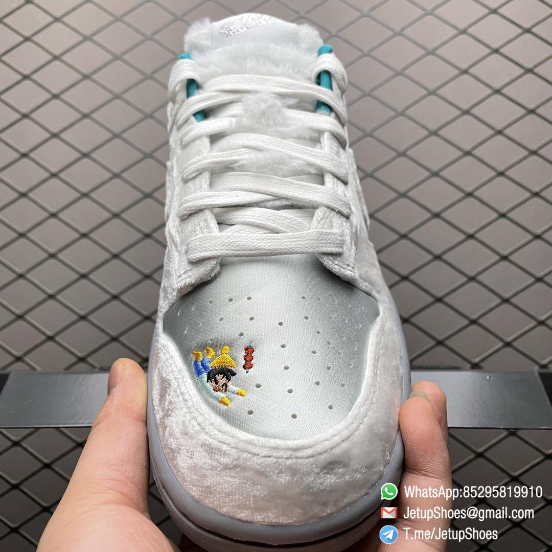 Best Replica Nike Dunk Low Ice Sneakers Suede Upper SKU DO2326 001 Top Clone SNKRS 03
