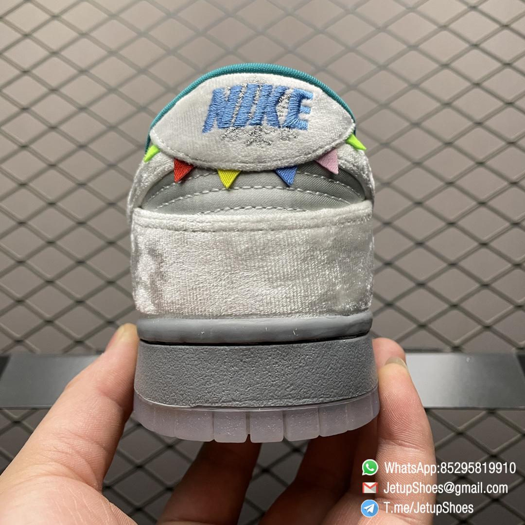 Best Replica Nike Dunk Low Ice Sneakers Suede Upper SKU DO2326 001 Top Clone SNKRS 04