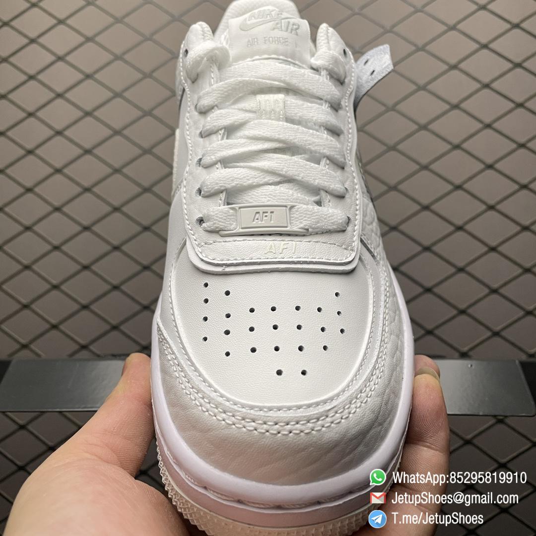 Best Replica Nike Wmns Air Force 1 Shadow White Metallic Silver SKU DQ8237 100 RepSNKRS 03