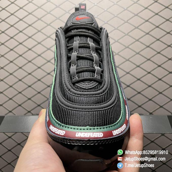 Best Replica Sneakers Undefeated x Air Max 97 OG Black Running Shoes SKU AJ1986 001 3